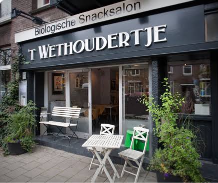 Biologische snackbar 't Wethoudertje in Amsterdam-Oost