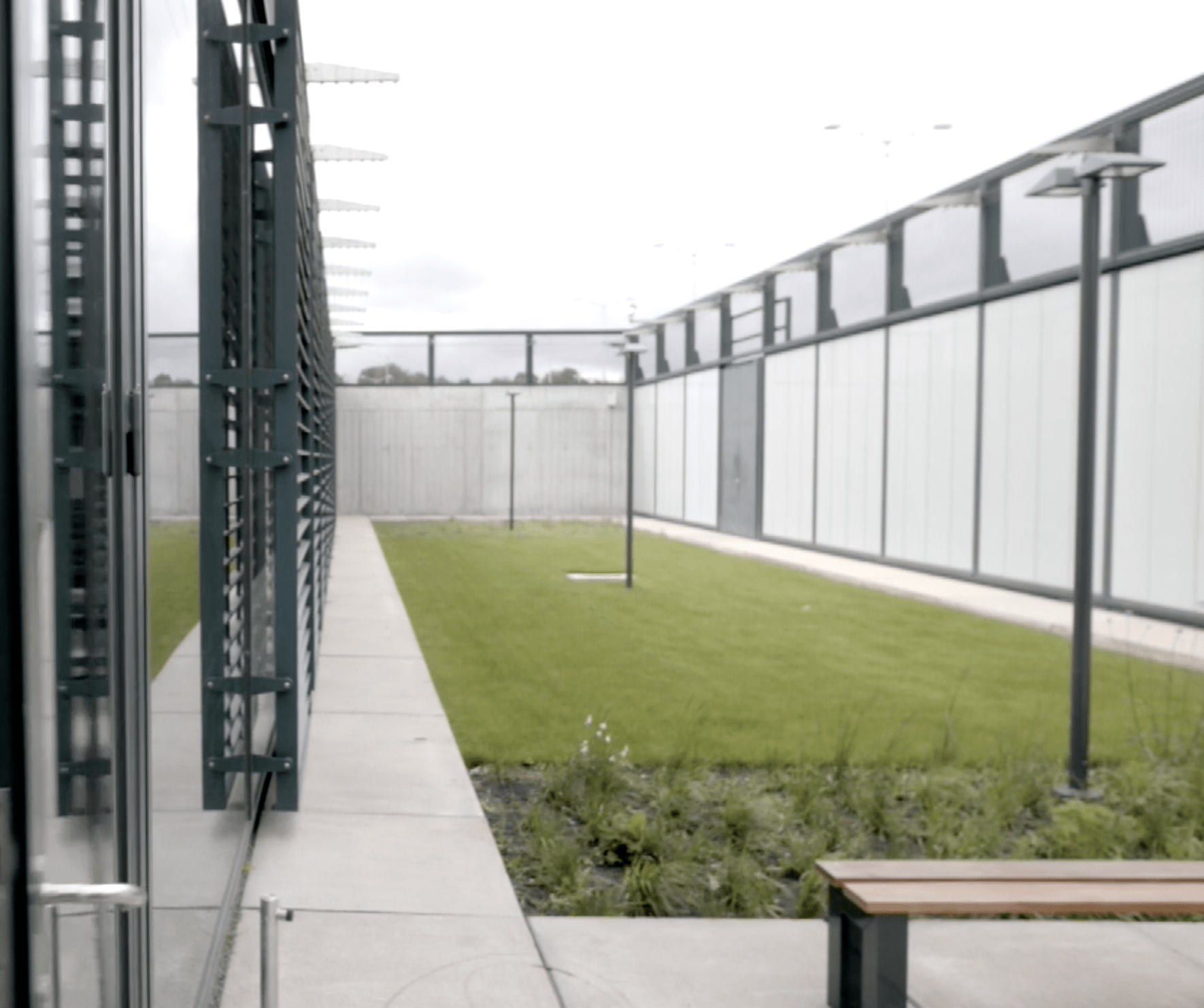 Patio in het Pieter Baan Centrum