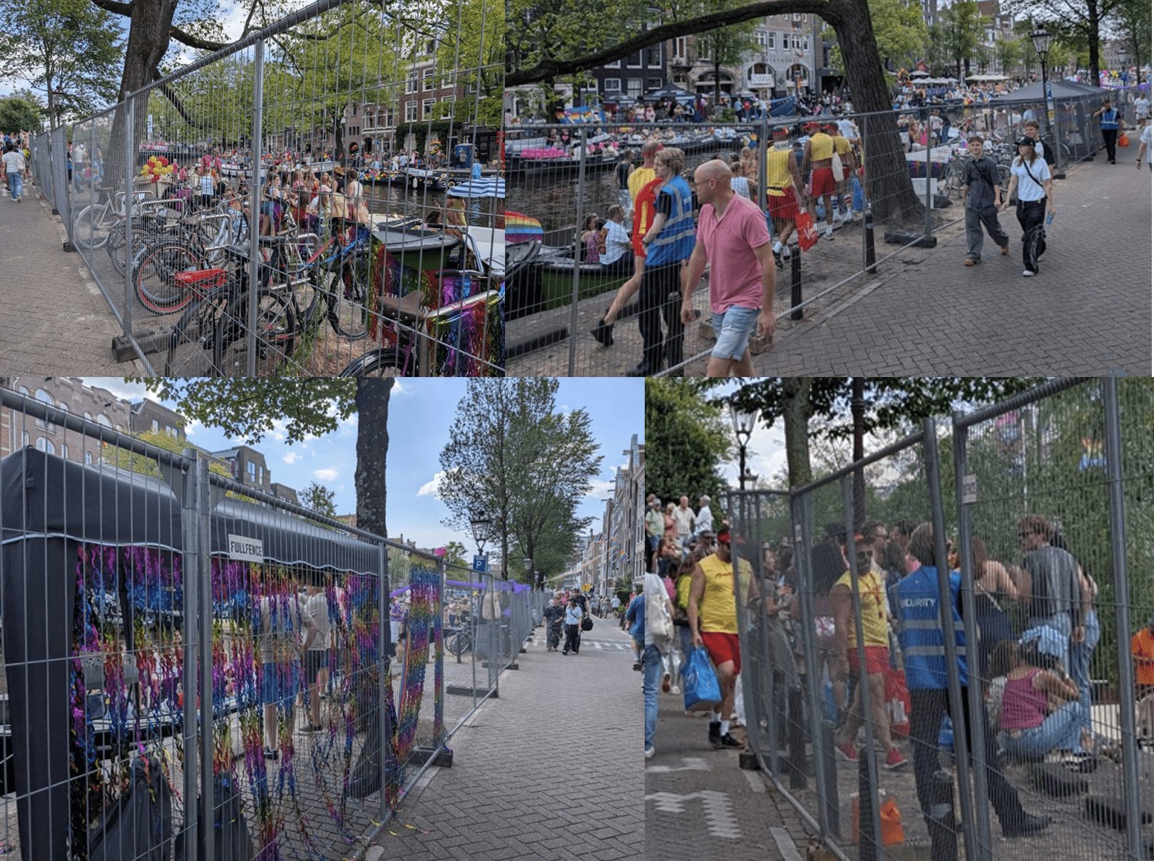 Overal hekken op Pride 2026 Amsterdam