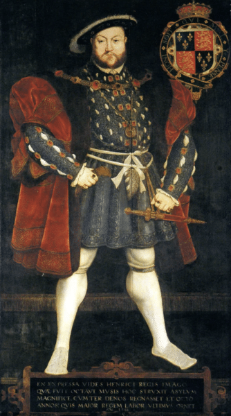 Schilderij van koning Hendrik VIII